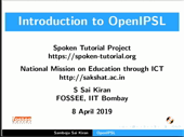 Introduction to OpenIPSL