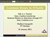 Common Errors in KTurtle - thumb