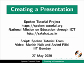 Creating a presentation in Impress - thumb