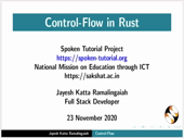 Control Flow in Rust - thumb