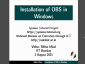 Installation of OBS in Windows - thumb