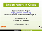 Design report in Osdag - thumb