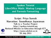 Markup Language for writing formula Formula Formatting - thumb