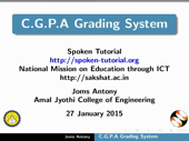 CGPA Grading System - thumb