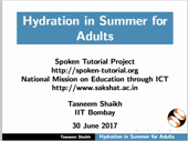 Hydration in Summer for Adults - thumb