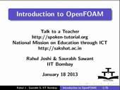 Introduction to OpenFOAM