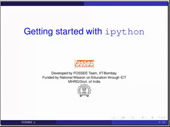 Getting started with ipython