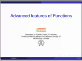 Advanced features of functions - thumb