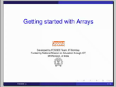 Getting started with arrays - thumb