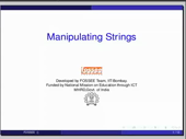 Manipulating strings - thumb