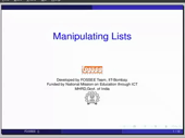 Manipulating lists - thumb