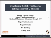 Developing Scilab Toolbox for calling external C libraries - thumb