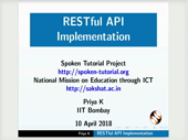 RESTful API Implementation - thumb