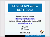 RESTful API with a REST Client - thumb