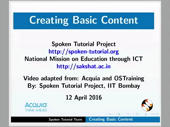 Creating Basic Content - thumb