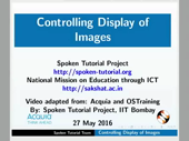 Controlling Display of Images - thumb