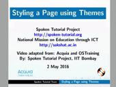 Styling a Page using Themes - thumb