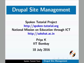 Drupal Site Management - thumb