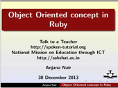 Object Oriented Concept in Ruby - thumb