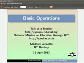 Basic operations - thumb