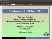 Features of GChem3D - thumb