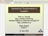 Symmetrical Transformation in Geogebra - thumb