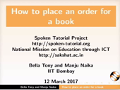 Place order for a book - thumb