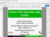 Custom Unit Operation using Python - thumb