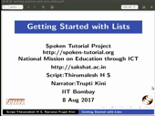 Getting started with Lists - thumb