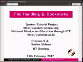 File Handling and Bookmarks - thumb