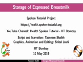 Storage of expressed breastmilk - thumb