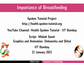 Importance of breastfeeding - thumb