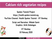 Calcium rich vegetarian recipes - thumb
