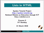 Lists in HTML - thumb