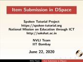 Item Submission in DSpace - thumb