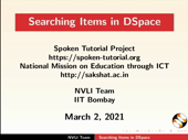 Searching Items in DSpace - thumb