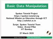 Basic Data manipulation in Calc - thumb