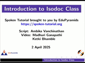 Introduction to Isodoc Class - thumb