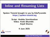 Inline and Resuming Lists - thumb