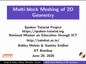 Multi-block Meshing of a 2D Geometry in OpenFOAM - thumb