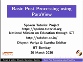 Basic Post Processing using ParaView - thumb