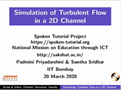 Simulation a 2D Turbulent Flow in a Channel using OpenFOAM - thumb