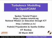 Turbulence Modelling in OpenFOAM - thumb
