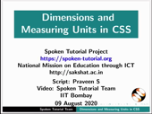 Dimensions and Measuring units in CSS - thumb