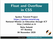 Float and Overflow in CSS - thumb