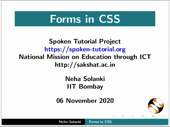 Forms in CSS - thumb
