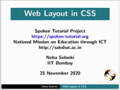 Web Layout in CSS - thumb