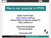 How to  use JS in HTML - thumb