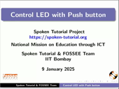 Control LED with Push button - thumb