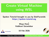 Create Virtual Machine using WSL - thumb